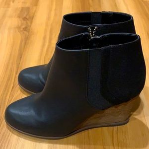 Dr Scholl’s Patch Wedge Bootie (black Women’s 9)
